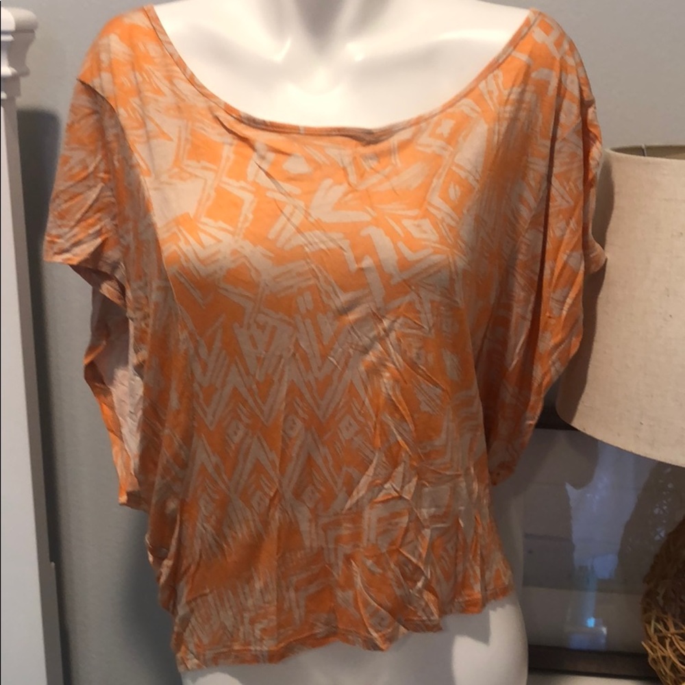Forever 21 Orange and Tan slouchy tee shirt